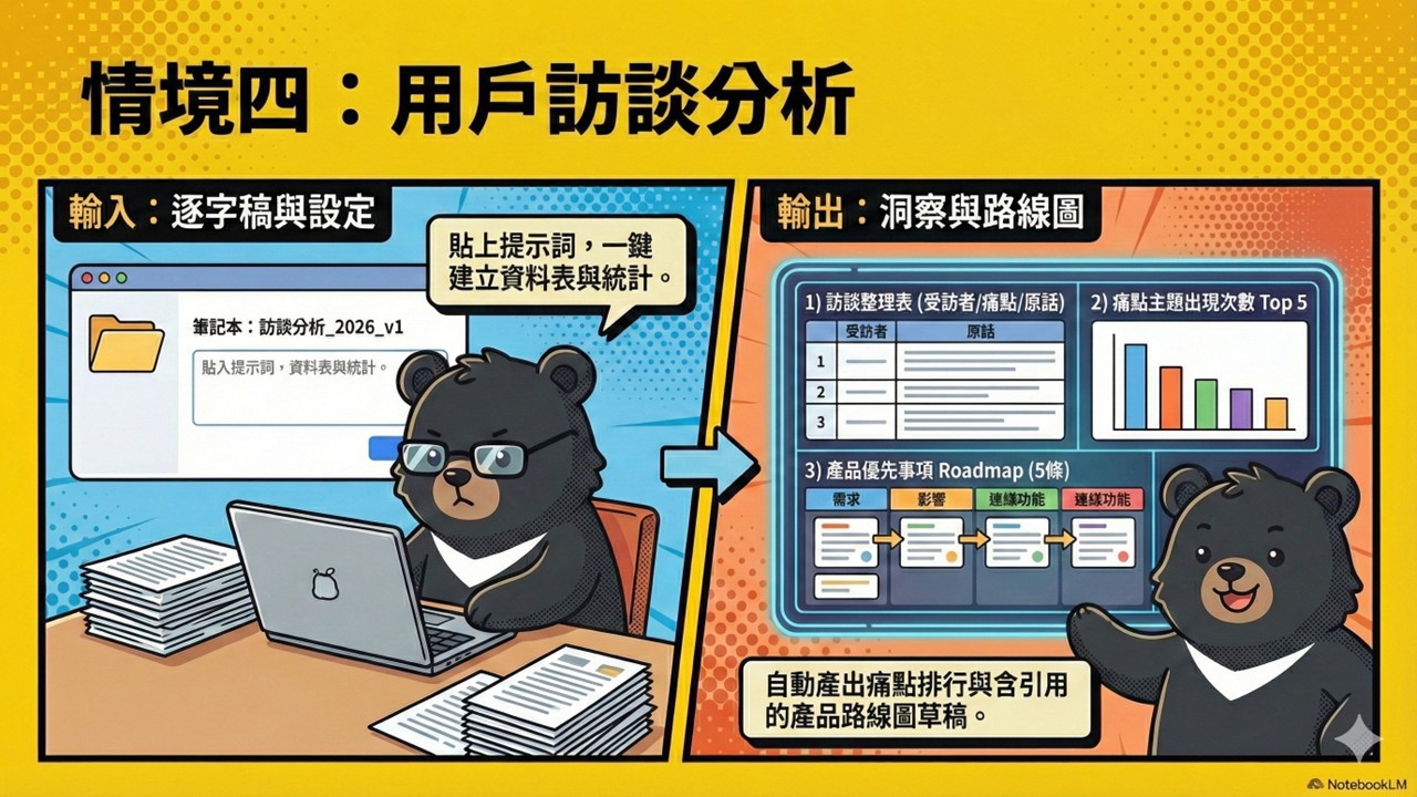 一次搞定NotebookLM入門到進階：情境整合，把功能變成可交付成果_9