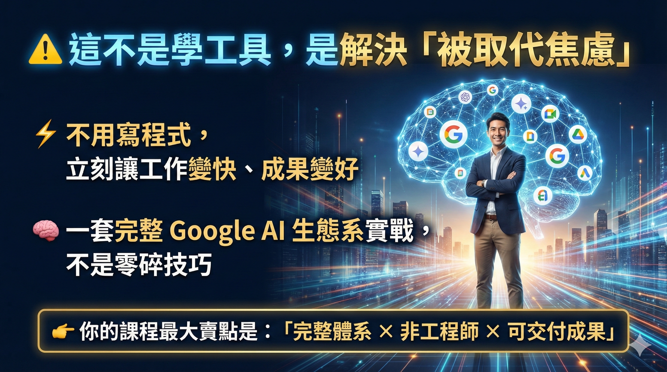 職場後半場的翻盤武器：Google AI 全實戰(創造被動收入的必備技能)_1