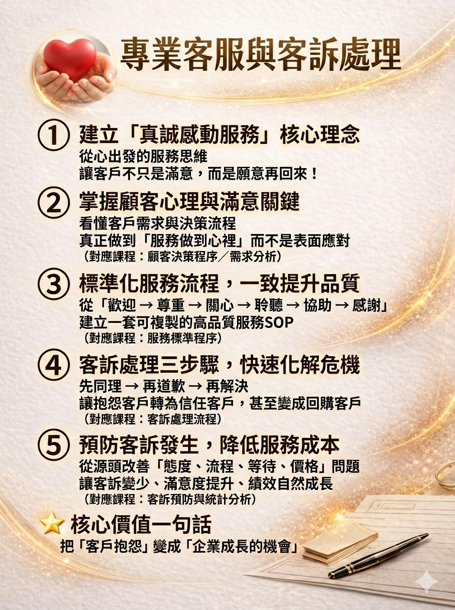 【同理心】真誠感動服務&客訴處理預防_1