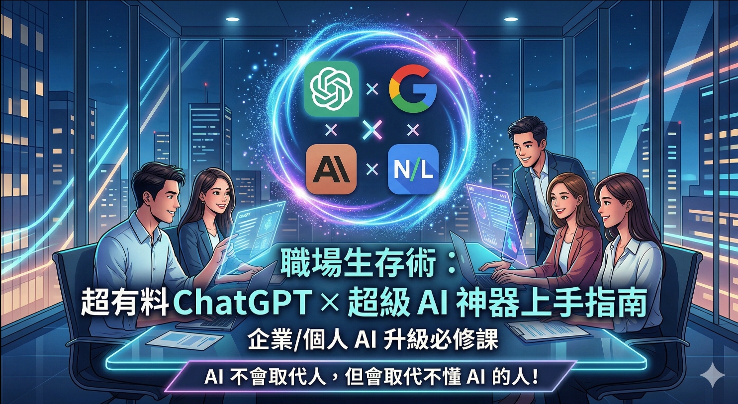職場生存術：ChatGPT x 超級AI神器立即上手指南_1