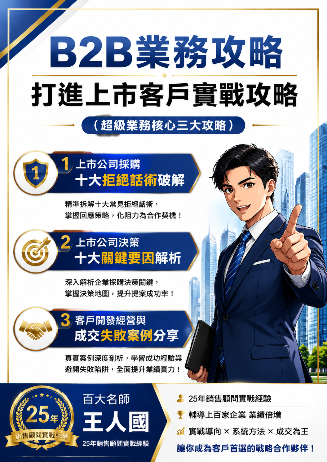 【B2B百戰百勝】超級業務實戰力-銷售十大職能(上市集團銷售教練)_2