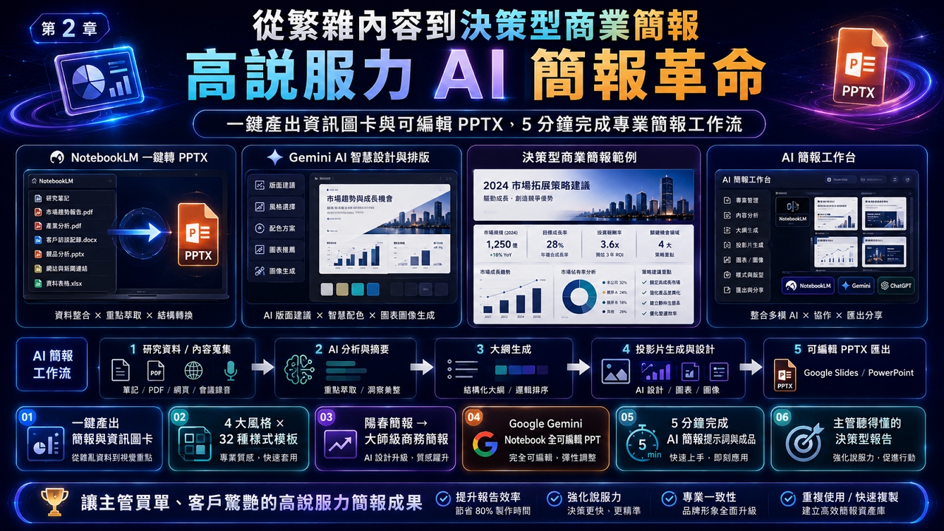 AI 視覺與簡報工作流：Gemini × ChatGPT 打造高說服力商業圖文_2