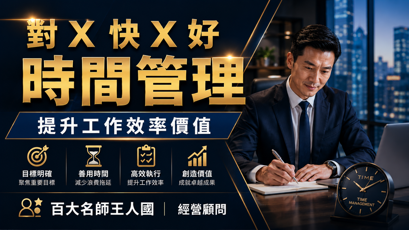 【對X快X好】時間管理X提升工作效率價值(感謝訂閱)_1