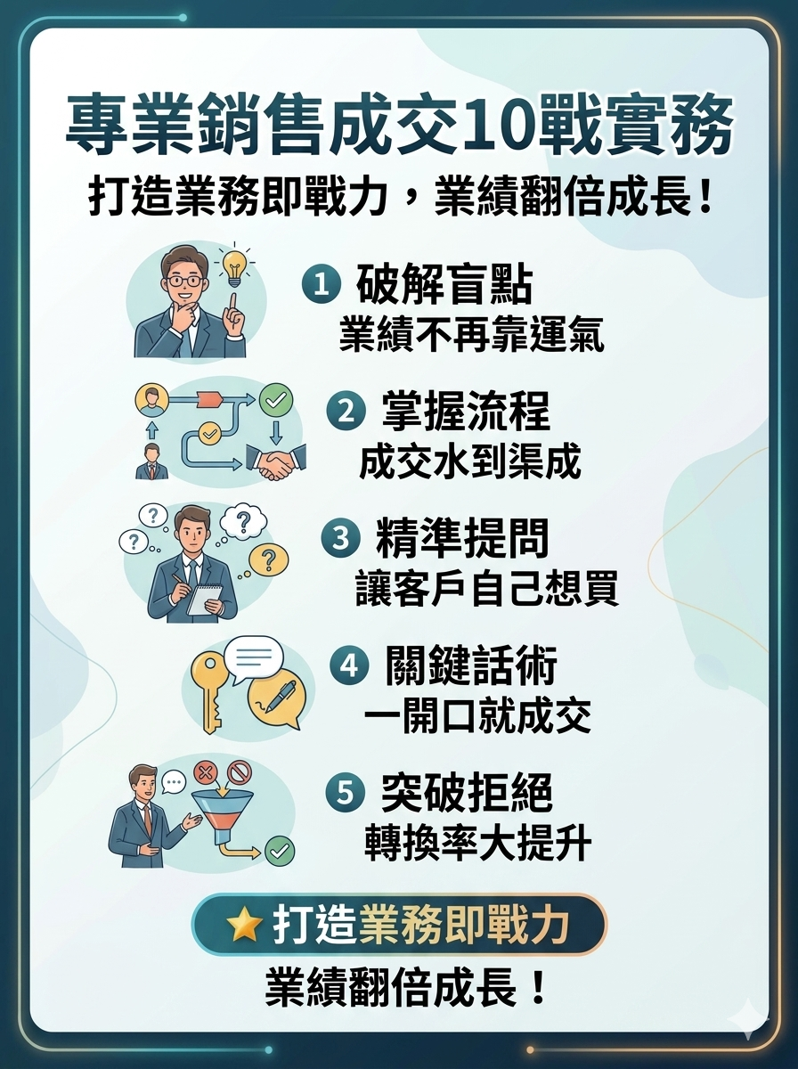 【百戰百勝】超級業務實戰力-銷售實戰十大職能(上市集團專屬教案)_1
