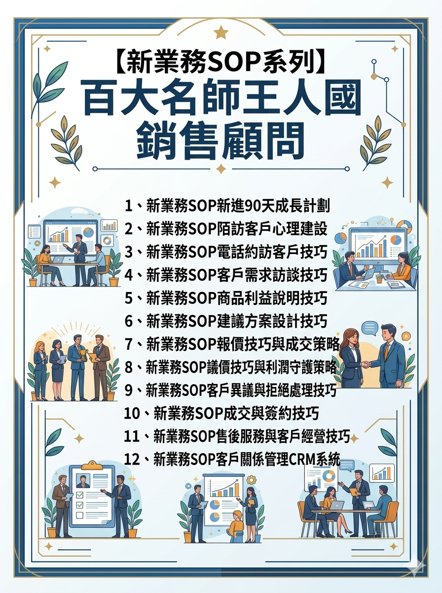 TOP SLALS金牌業務【銷售十大戰】B2B銷售職能認證制度_1